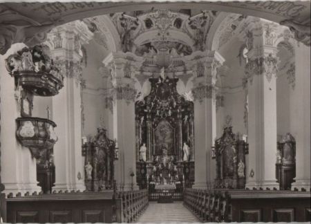 Bad Schussenried-Steinhausen - Wallfahrtskirche - 1969 Bad Schussenried-Steinhausen - Wallfahrtskirche - 1969