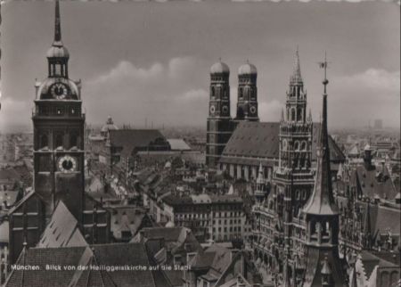 München - Blick von der Heiliggeistkirche - 1953 München - Blick von der Heiliggeistkirche - 1953