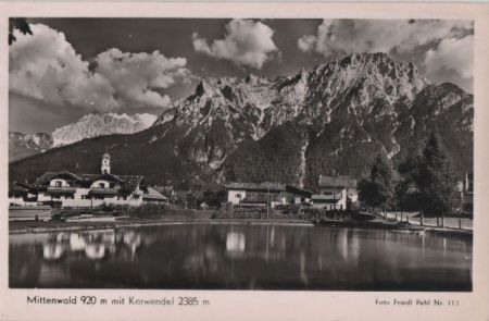 Mittenwald - mit Karwendel Mittenwald - mit Karwendel