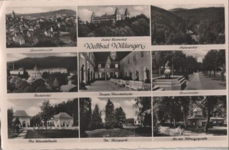 Bad Wildungen - u.a. Hotel Fürstenhof - 1956 Bad Wildungen - u.a. Hotel Fürstenhof - 1956