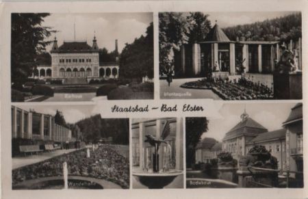 Bad Elster - 5 Teilbilder - 1958 Bad Elster - 5 Teilbilder - 1958