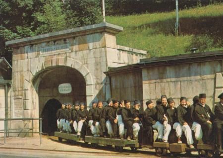 Berchtesgaden - Salzbergwerk Ausfahrt - 1968 Berchtesgaden - Salzbergwerk Ausfahrt - 1968