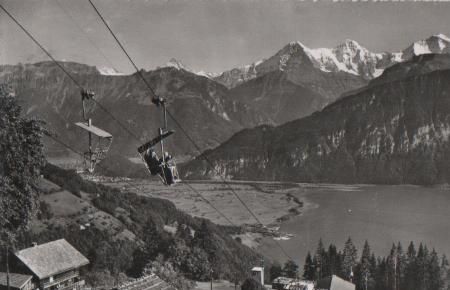 Schweiz - Blick auf Interlaken und Thunersee - ca. 1955 Schweiz - Blick auf Interlaken und Thunersee - ca. 1955