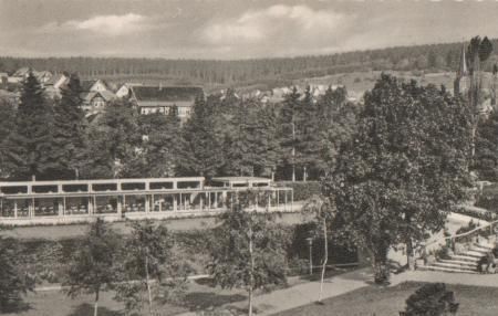 Braunlage - Kurpark und Wandelhalle - ca. 1955 Braunlage - Kurpark und Wandelhalle - ca. 1955
