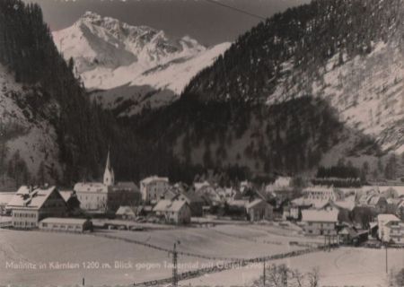 Österreich - Mallnitz - Blick gegen Tauerntal - 1957
