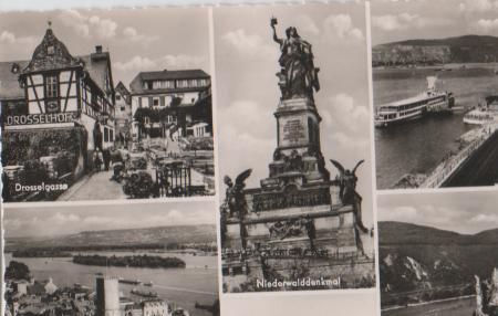 Gruß aus Rüdesheim - ca. 1955 Gruß aus Rüdesheim - ca. 1955