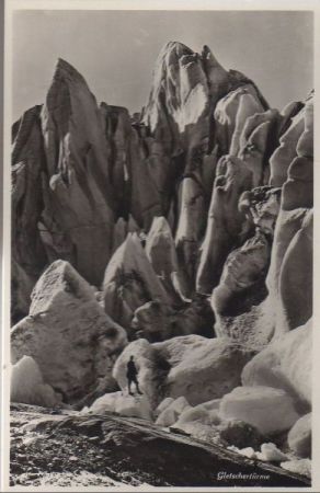 Schweiz - Rhonegletscher - Gletschertürme - ca. 1950 Schweiz - Rhonegletscher - Gletschertürme - ca. 1950