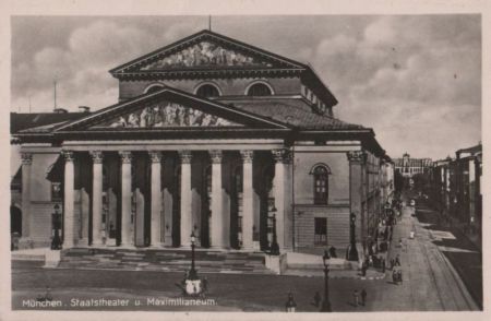 München - Staatstheater und Maximilianeum - 1949 München - Staatstheater und Maximilianeum - 1949