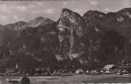 Oberammergau - mit Passionstheater - ca. 1960 Oberammergau - mit Passionstheater - ca. 1960