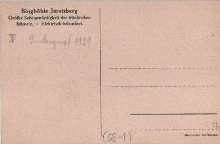 Wiesenttal, Streitberg - Binghöhle