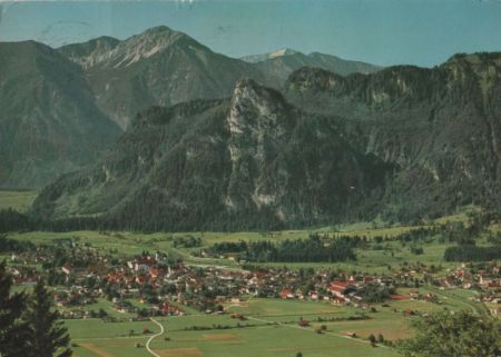 Oberammergau - Blick auf Notkarspitze - 1968