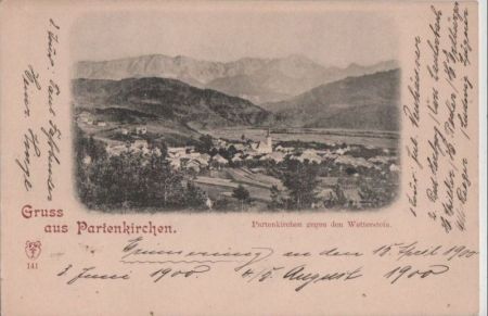 Partenkirchen - gegen den Wetterstein Partenkirchen - gegen den Wetterstein