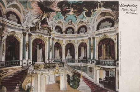 Wiesbaden - Hoftheater, Foyer Wiesbaden - Hoftheater, Foyer