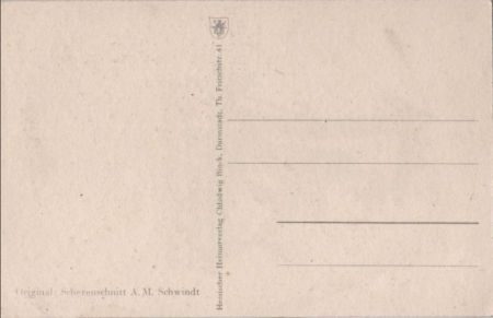 Scherenschnitt Was frag ich viel nach Geld und Gut