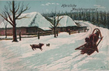 Neuhahrsgrüße Winterbild Neuhahrsgrüße Winterbild