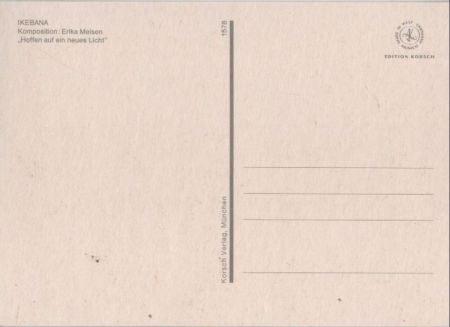 Ikebana Hoffen auf ein neues Licht