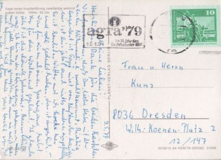 Vase innen tropfenförmig