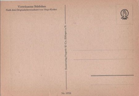 Hugo Kocher Verträumtes Städtchen Hugo Kocher Verträumtes Städtchen