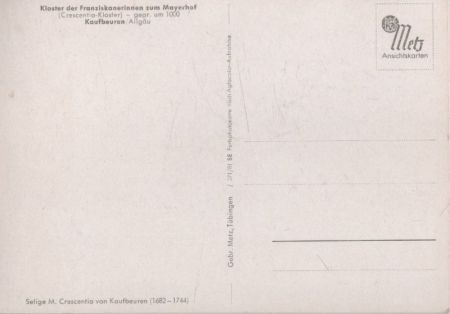 Kaufbeuren Franziskanerinnen zum Mayerhof