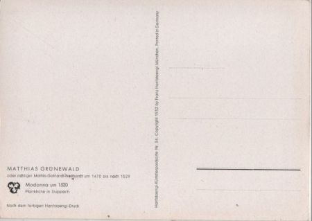 Matthias Grünewald Madonna in Stuppach