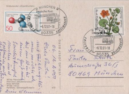 Wilde Narzisse Sonderstempel