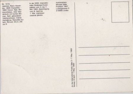 Jeanniot Blumenstilleben