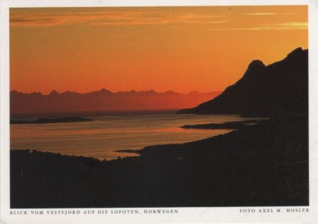 Lofoten - Norwegen - Blick vom Vestfjord Lofoten - Norwegen - Blick vom Vestfjord