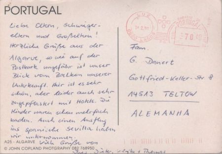 Algarve - Portugal - Brandung Algarve - Portugal - Brandung