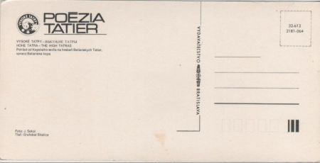 Vysoke Tatry - Hohe Tatra - Slowakei - steile Hänge