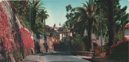Bordighera - Italien - Straßenbild Bordighera - Italien - Straßenbild