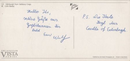 Edinburgh - Großbritannien - from Salisbury Crags