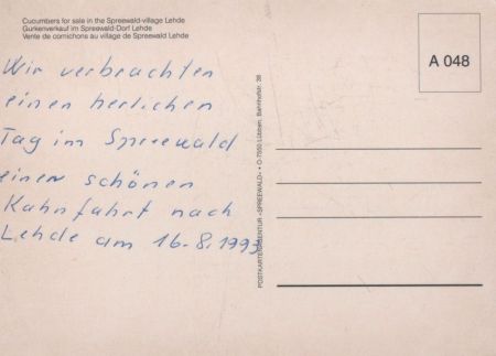 Spreewald - Lehde - Gurkenverkauf Spreewald - Lehde - Gurkenverkauf
