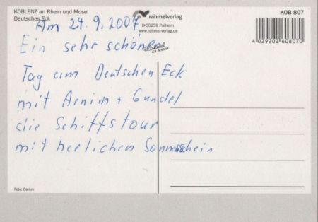 Koblenz am Rhein - Deutsches Eck