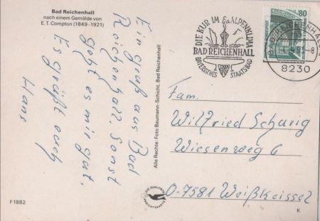 Bad Reichenhall - nach Gemälde von Compton