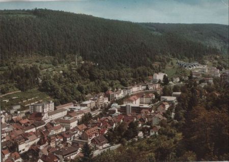 Bad Wildbad im Schwarzwald - von oben Bad Wildbad im Schwarzwald - von oben