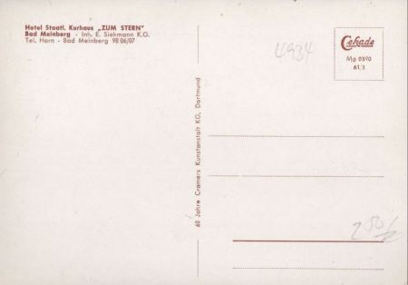 Bad Meinberg (OT von Horn-Bad Meinberg) - Hotel zum Stern