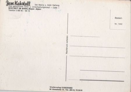 Reit im Winkl - Zum Kuhstall