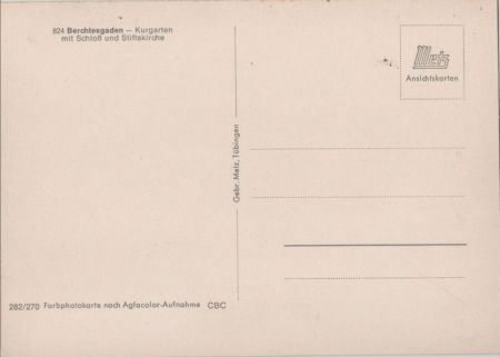 Berchtesgaden - mit Schloss und Stiftskirche Berchtesgaden - mit Schloss und Stiftskirche