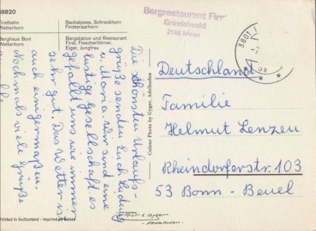 Grindelwald - Schweiz - First
