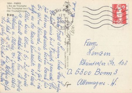 Paris - Frankreich - Arc de Triomphe