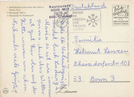 Ötztal - Österreich - Hohe Mut und Obergurgl