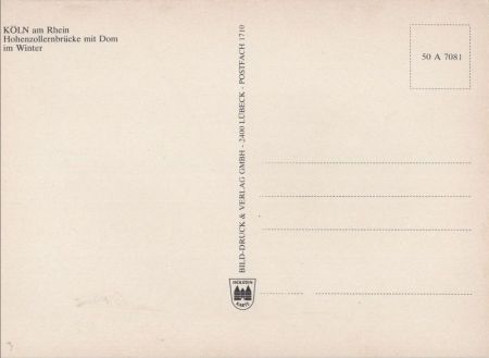 Köln - Hohnezollernbrücke