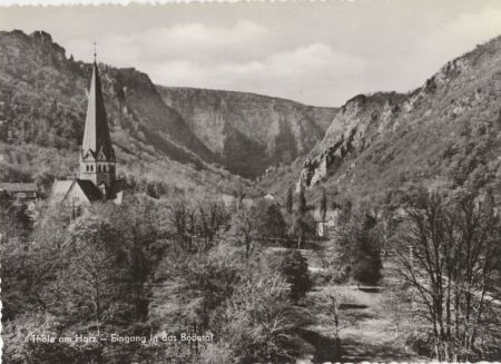 Thale - Eingang ins Bodetal Thale - Eingang ins Bodetal