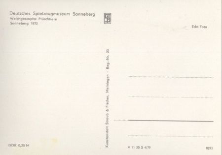 Sonneberg, Thüringen - Spielzeugmuseum - Plüschtiere Sonneberg, Thüringen - Spielzeugmuseum - Plüschtiere