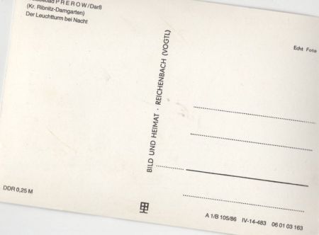 Prerow - Leuchtturm bei Nacht Prerow - Leuchtturm bei Nacht