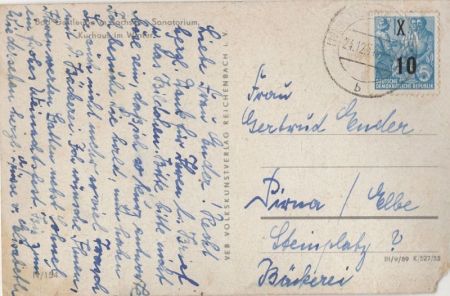 Bad Gottleuba - Kurhaus im Winter