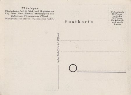 Weimar, Thüringen - Nationaltheater