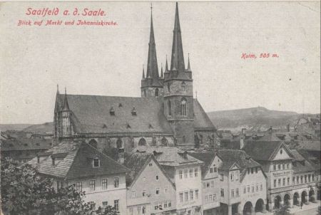 Saalfeld / Saale - Blick auf Markt Saalfeld / Saale - Blick auf Markt