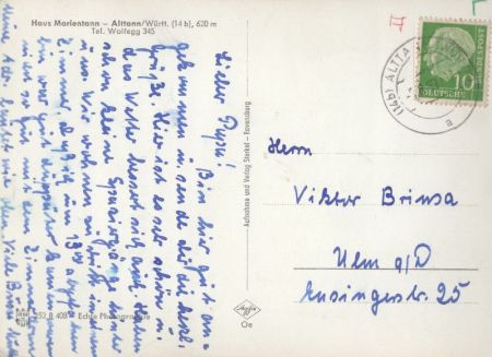 Wolfegg-Alttann - Haus Marientann