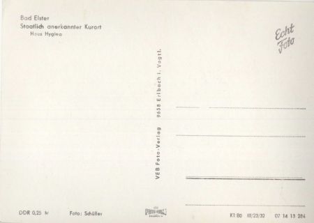 Bad Elster - Haus Hygiea